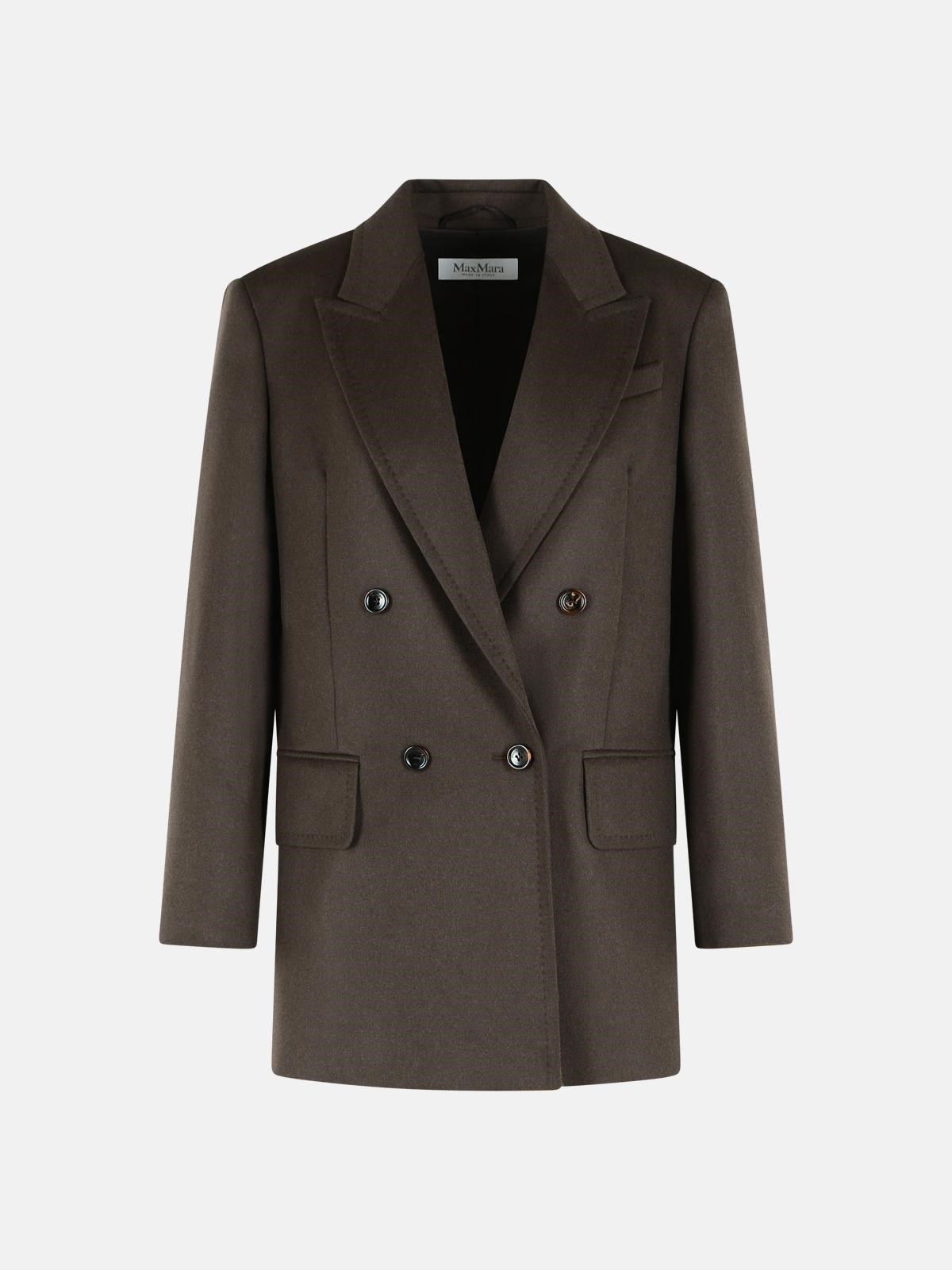 MAX MARA 'Olimpia' Brown Camel Blazer