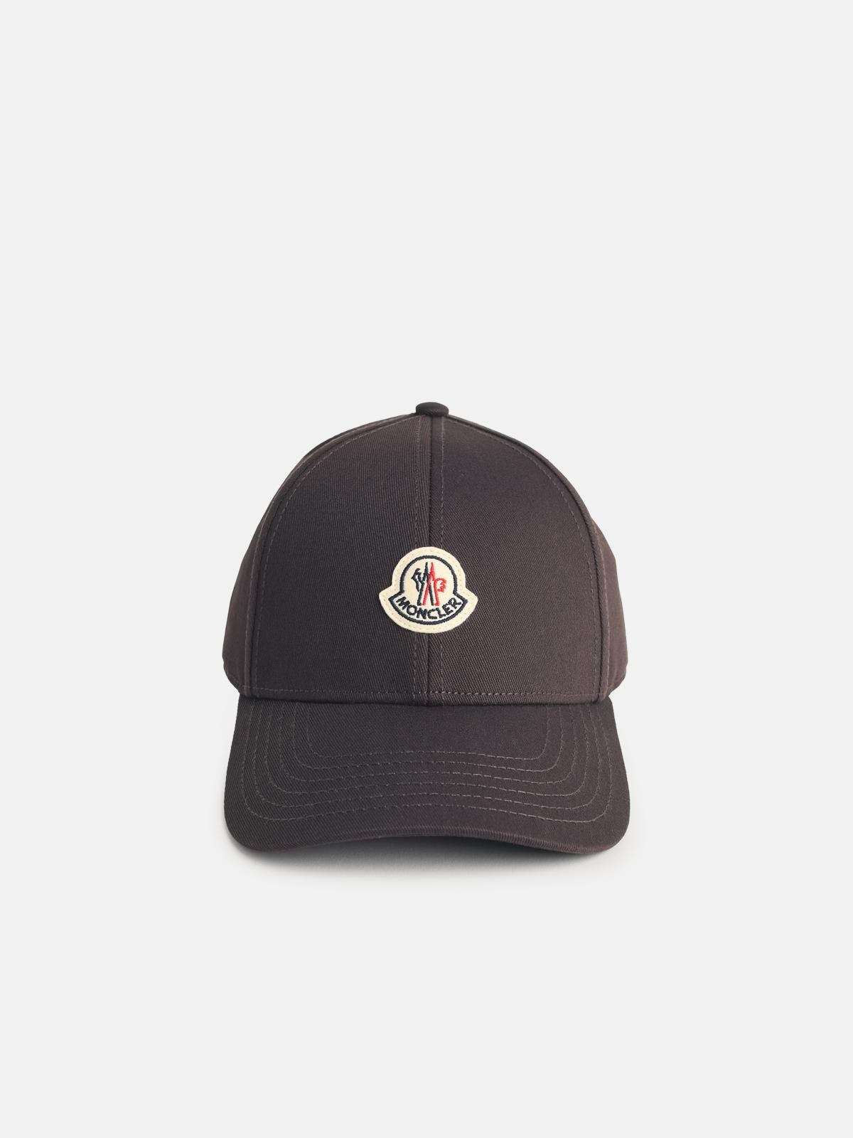 MONCLER Brown Cotton Cap　MONCLER ブラウン コットン キャップ MONCLER
