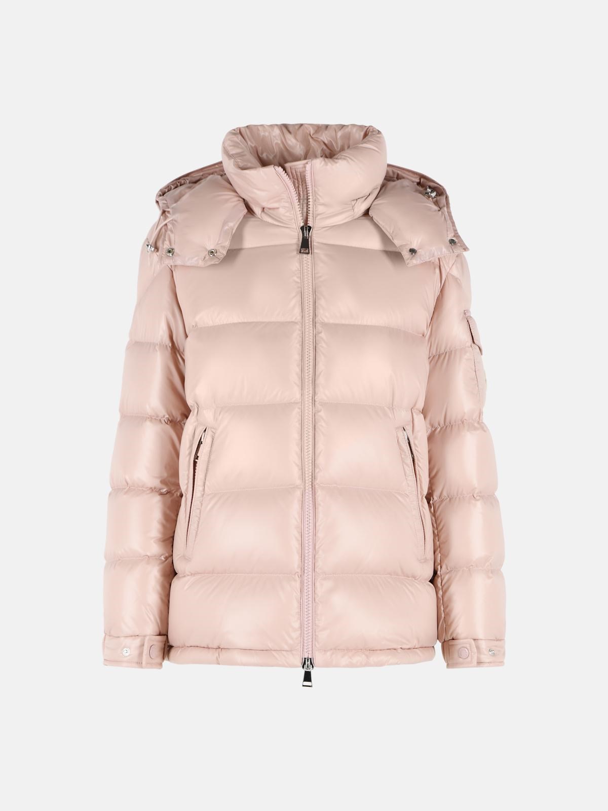 Moncler 'maire' Pink Polyamide Down Jacket