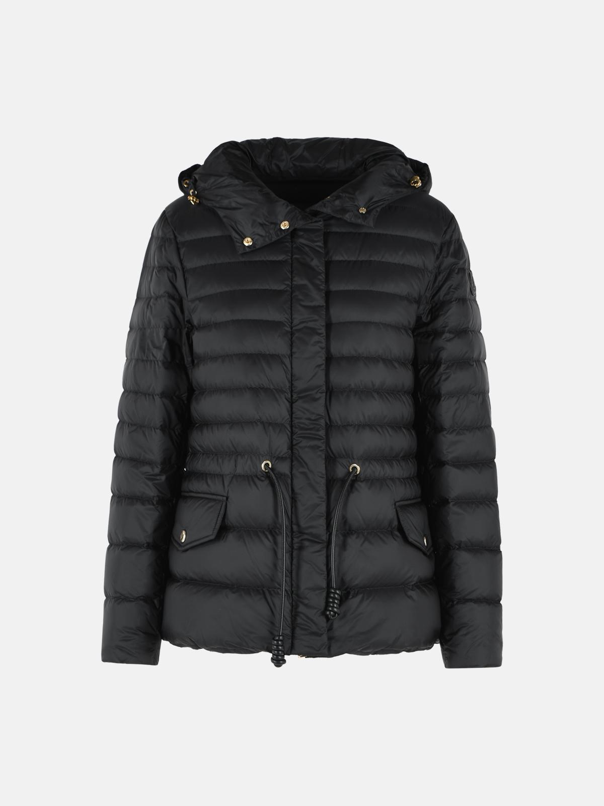 Moncler 'raies' Black Polyamide Down Jacket