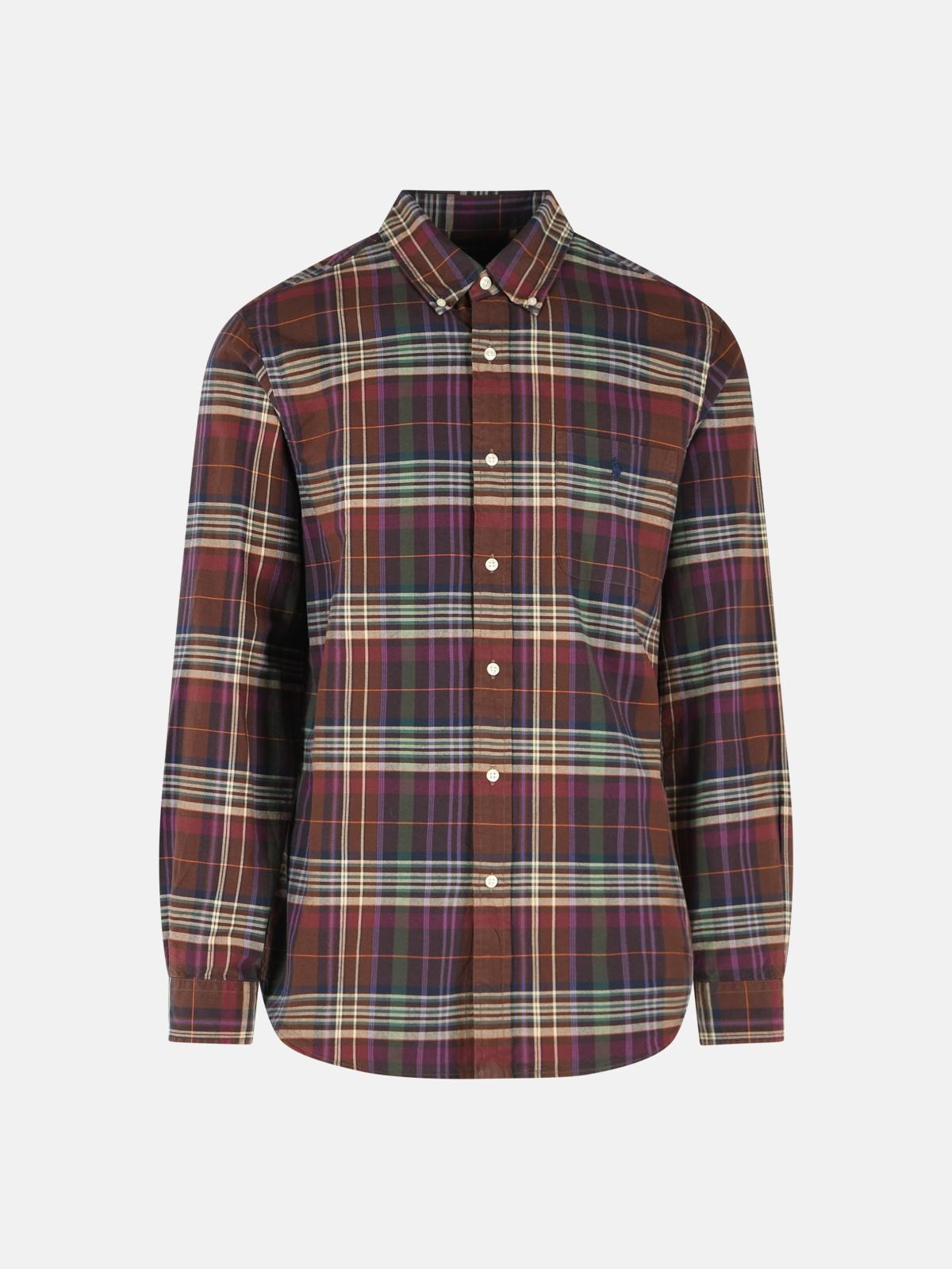 POLO RALPH LAUREN 'Check' Multicolor Cotton Shirt