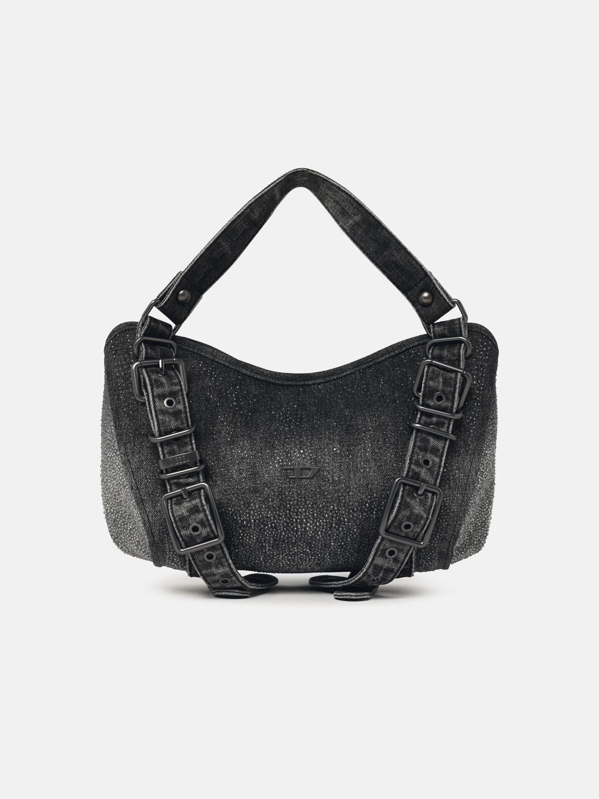 DIESEL 'D-One' Black Denim Bag