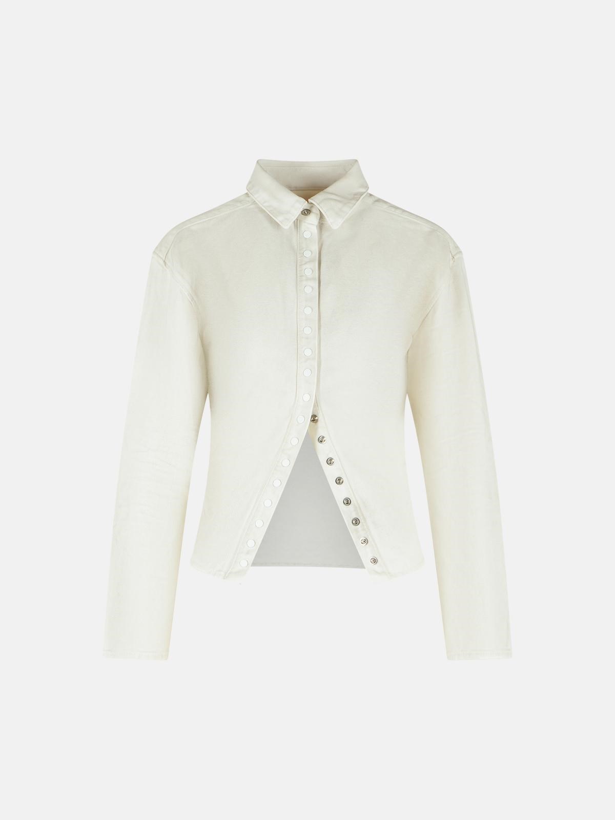 DIESEL White Cotton Shirt