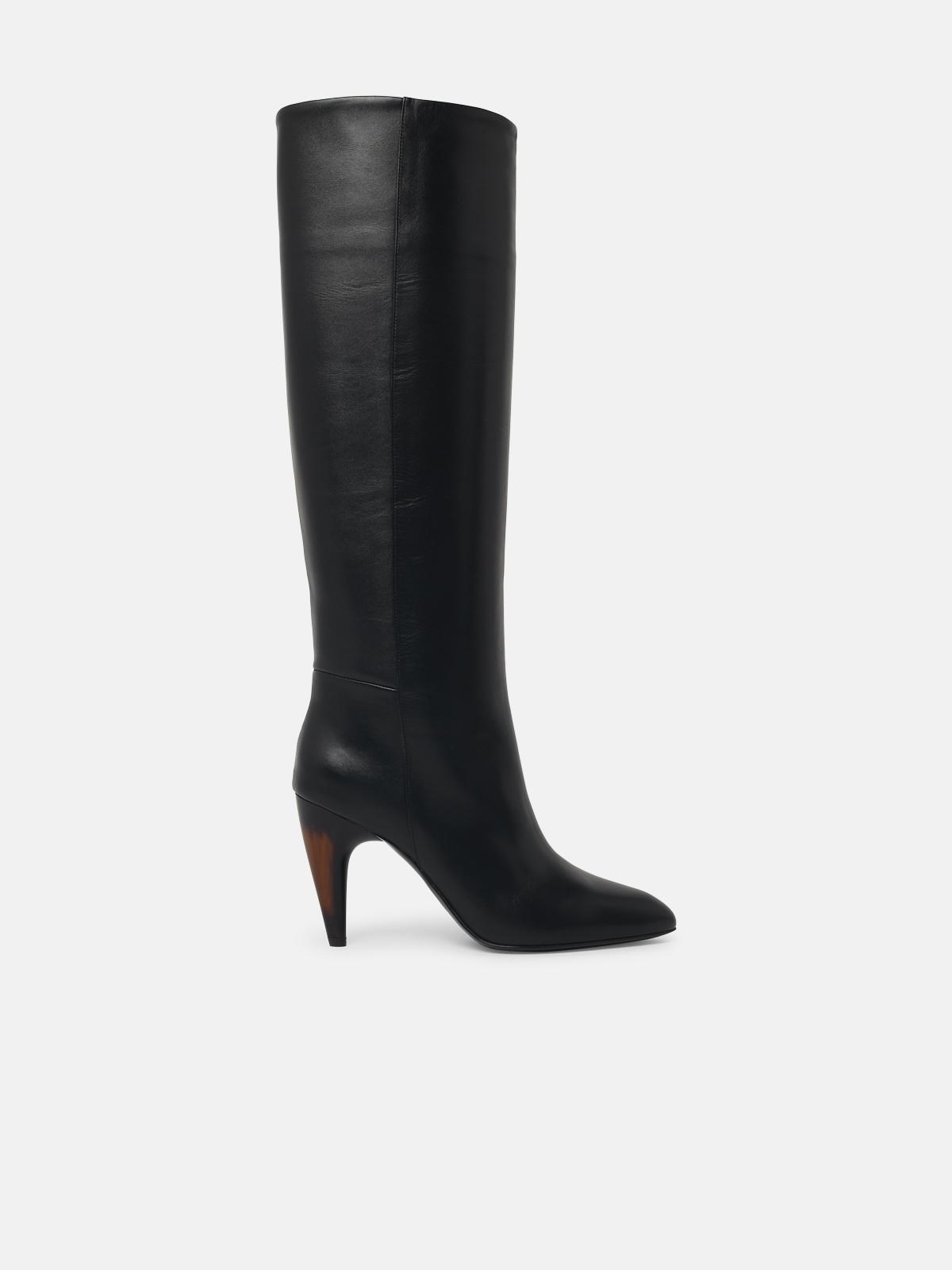 ISABEL MARANT 'Jany' Black Leather Boots