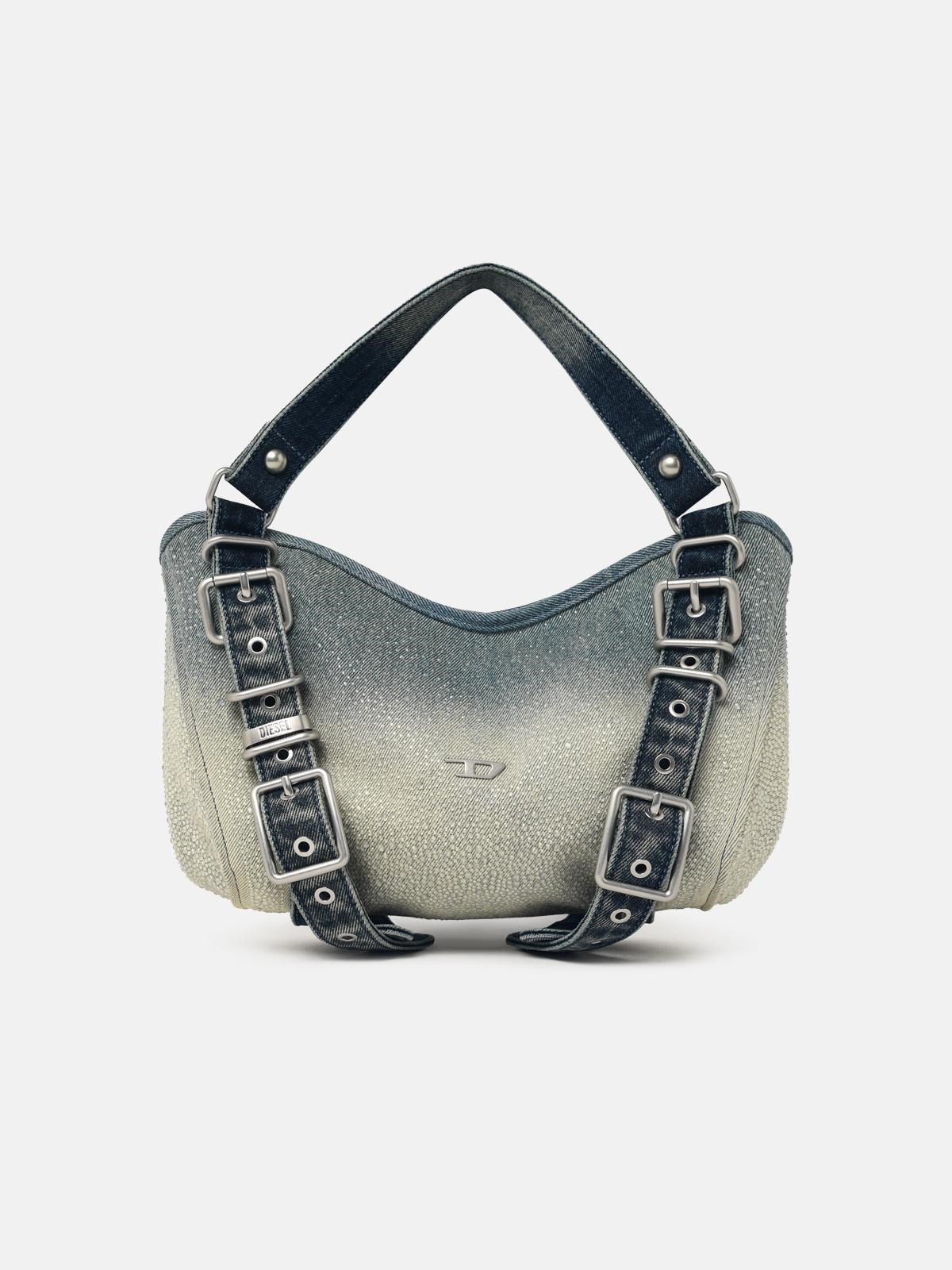DIESEL 'D-One' Blue Denim Bag