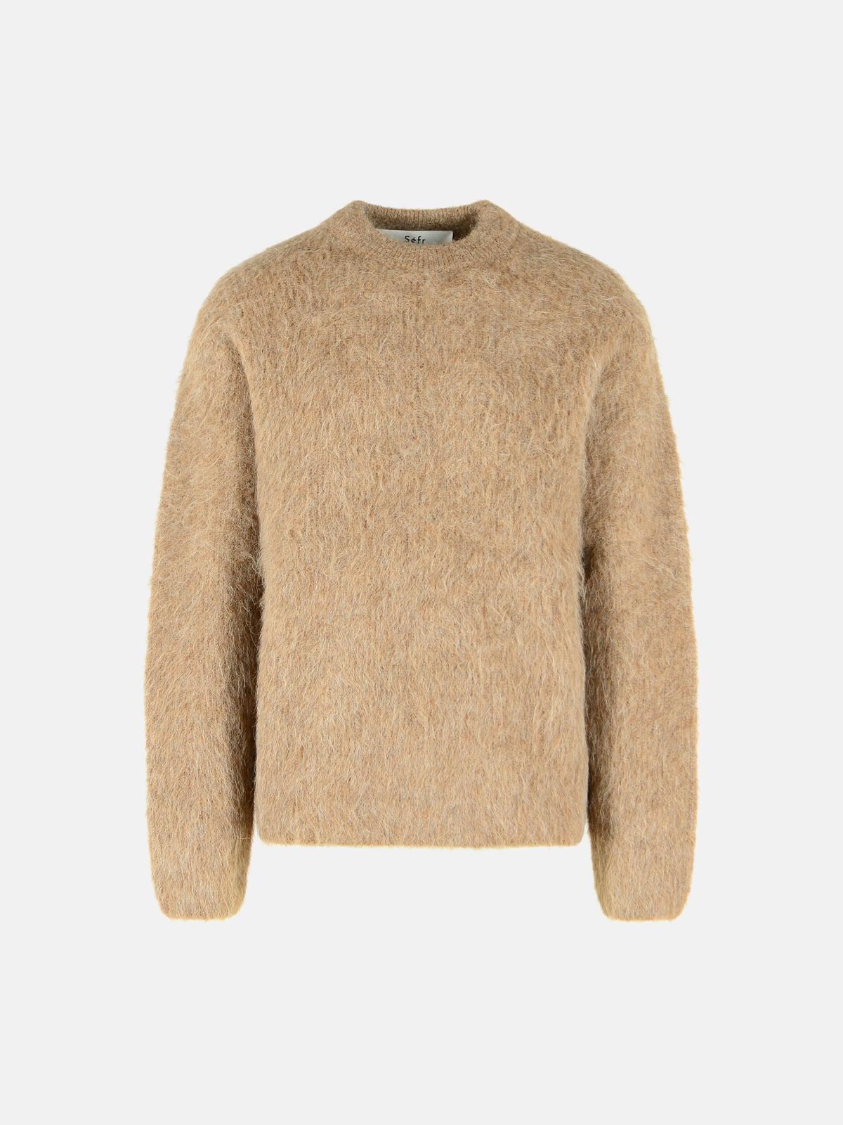 SEFR 'Haru' 'Greige' Alpaca Blend Sweater