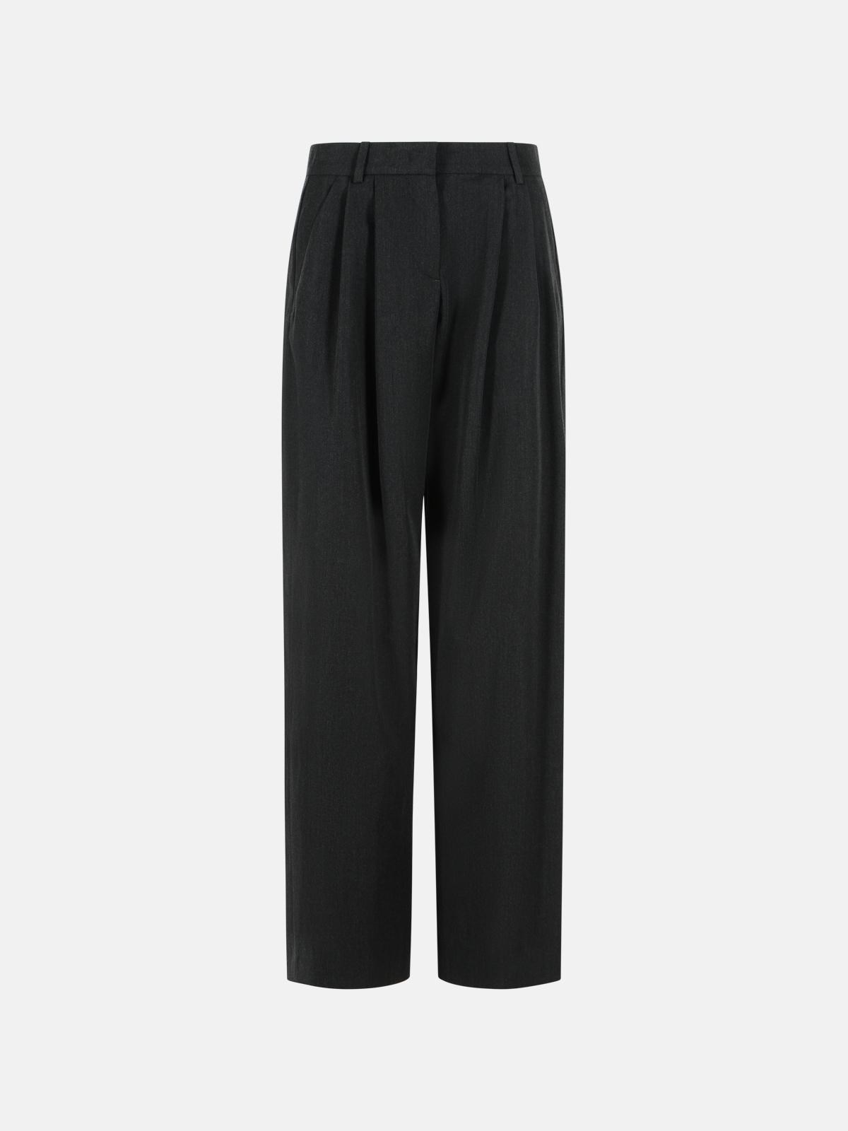 ISABEL MARANT 'Lyda' Grey Virgin Wool Trousers
