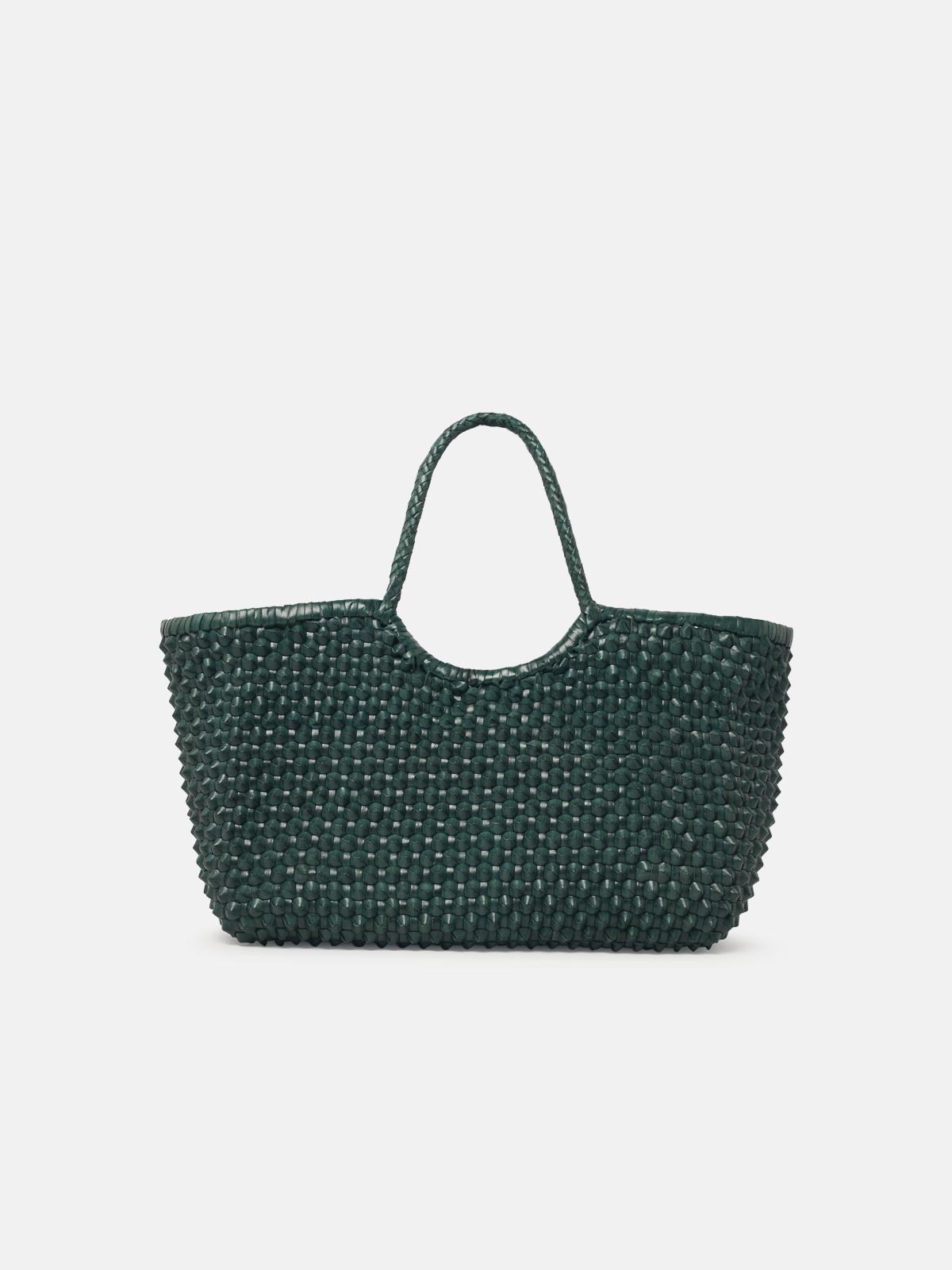 Dragon Diffusion Nantucket Embossed Cactus-pattern Tote Bag In Green